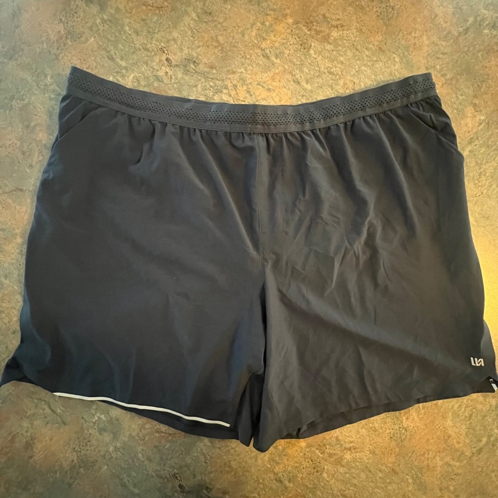 VRST Men's Reflective Running Shorts XX-Large, Slate Blue‎